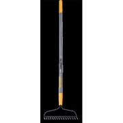 True Temper 16-Tine Welded Bow Rake with Wood Handle