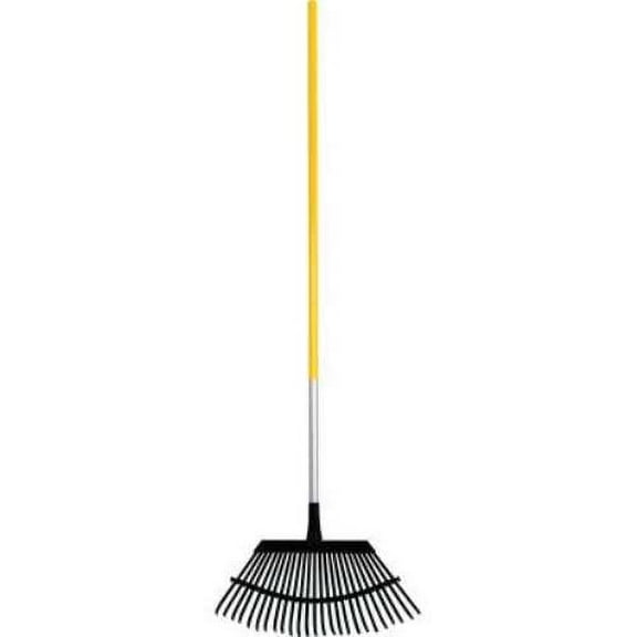 True Temper 1789000 SuperFlex 25-Steel Tine Lawn Rake, Handle Aluminum -48in