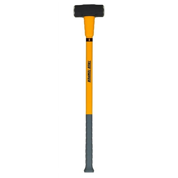 True Temper 20184900 8 Lb TOUGHSTRIKE Sledge Hammer With 35" Fiberglass Handle