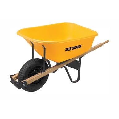 WHEELBARROW POLY YLW 6CF (Pack of 1)