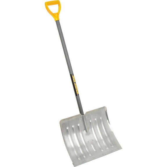 True Temper 18" Aluminum Blade Combo Snow Shovel W/ Steel Extra Wide D-Grip Handle