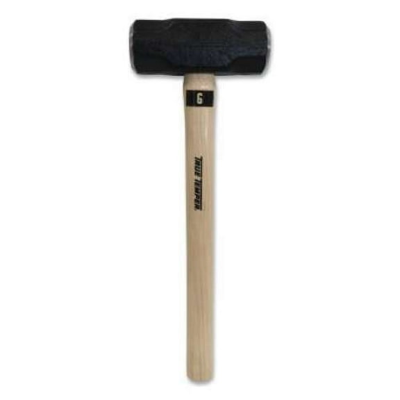 TOUGHSTRIKE American Hickory Sledge Hammer, 6 lb, 17 in Handle Pack of 2