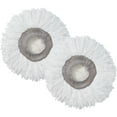 thumbnail image 1 of True & Tidy Tidy Microfiber Floor Replacement Pads, 2-Pack Round Mop Pad, 1 of 4