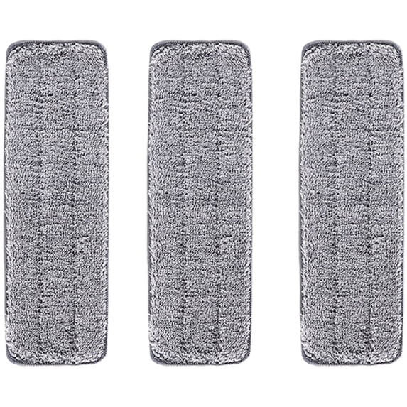 True & Tidy Tidy Microfiber Mop Pad Replacement Set for SPRAY-250 Spray Mop (3-Piece)