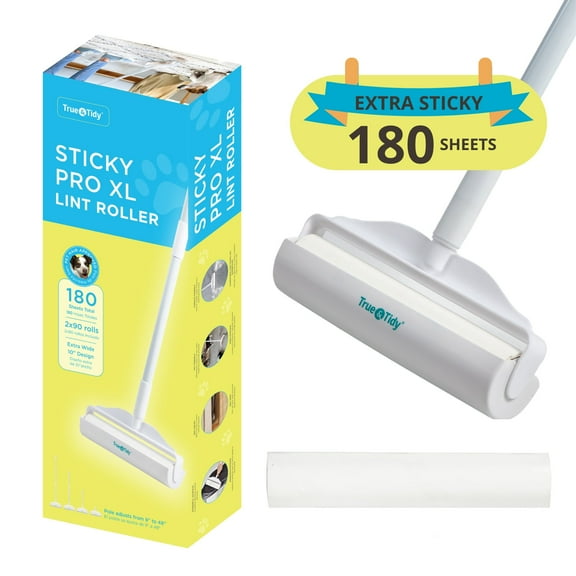 True & Tidy Tidy LR-48 StickyPro Lint Roller, XL Size, 60 Sheets