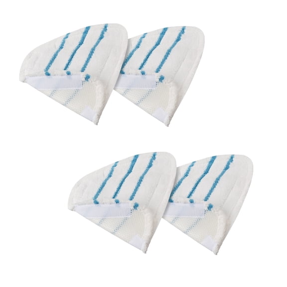 True & Tidy Tidy Reusable Microfiber Mop Pad Pack for STM-500, STM-700, STM-700A Steam Mops, 4 Pack