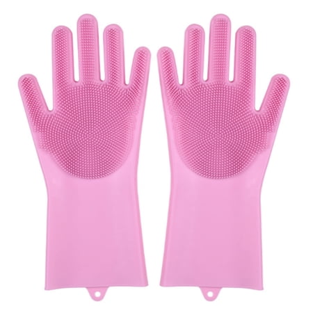 True & Tidy® Multi-Purpose Silicone Gloves, Pink