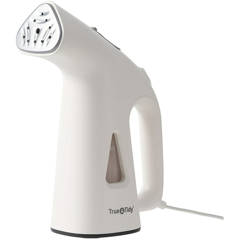 Vertical fabric steamer outlet