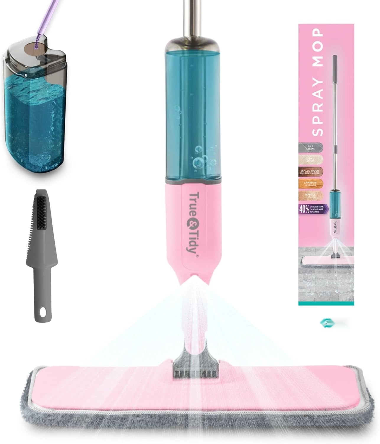 True & Tidy Spray-250 Spray Mop - Thumbnail 2