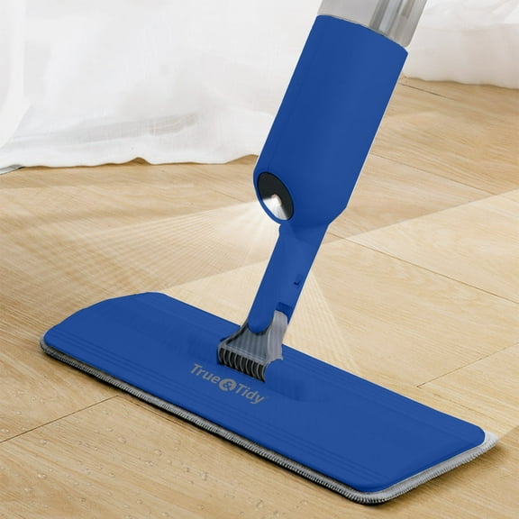 True & Tidy® Spray Mop for Cleaning and Disinfection, Navy