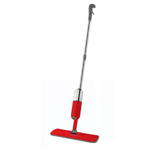 True & Tidy Spray Mop for Cleaning and Disinfection, Red