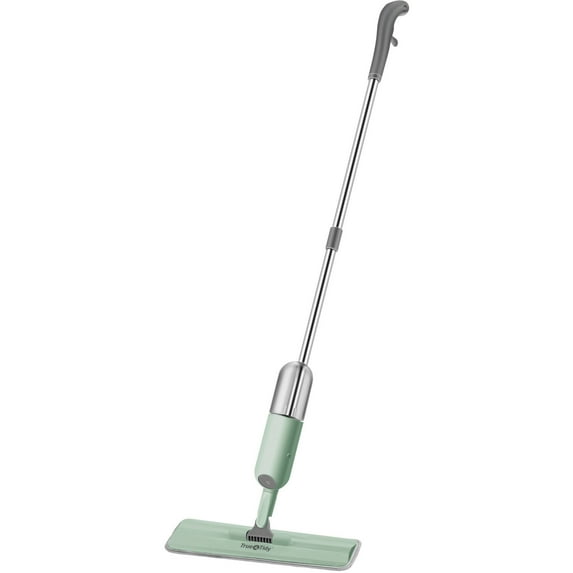 True & Tidy® Spray Mop with 360-Degree Swivel Mop Head, Mint