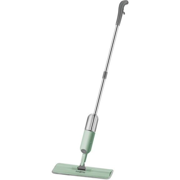 True & Tidy® Spray Mop with 360-Degree Swivel Mop Head, Mint