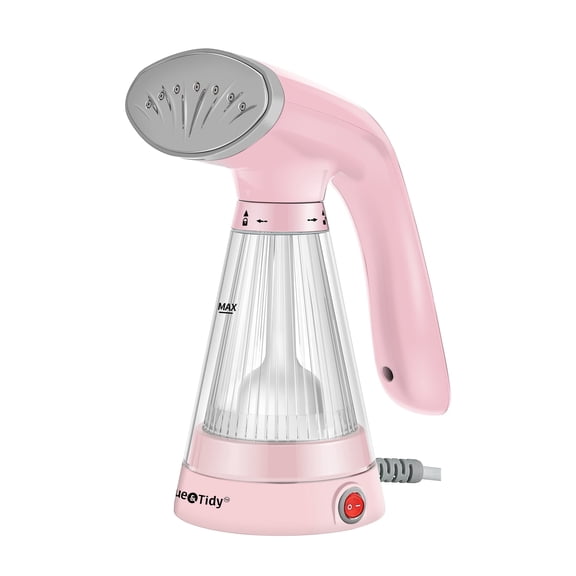 True & Tidy Tidy TS-20 Lightweight Powerful Handheld Clothes Steamer, Pink