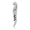 thumbnail image 1 of True TrueTap Double Hinged Waiter’s Corkscrew, Stainless Steel Wine Key Bottle Opener with Foil Cutter, 1 of 5