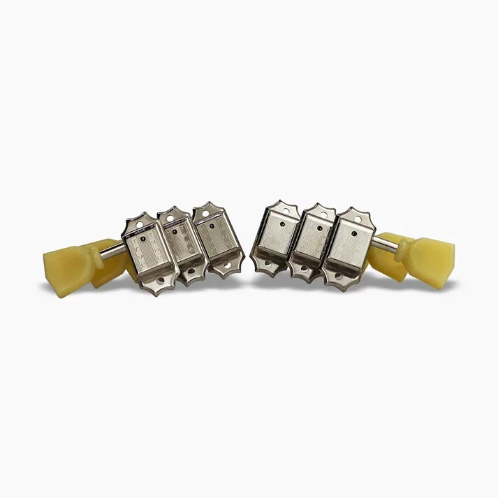True Tune Vintage Style Tuners, 3X3, Nickel