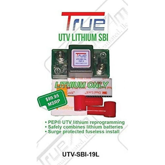 True UTV-SBI-19L Smart Lithium Battery Isolator