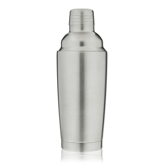 True Vacuum Stainless Steel Cocktail Shaker, Margarita Shaker, 25oz, Silver