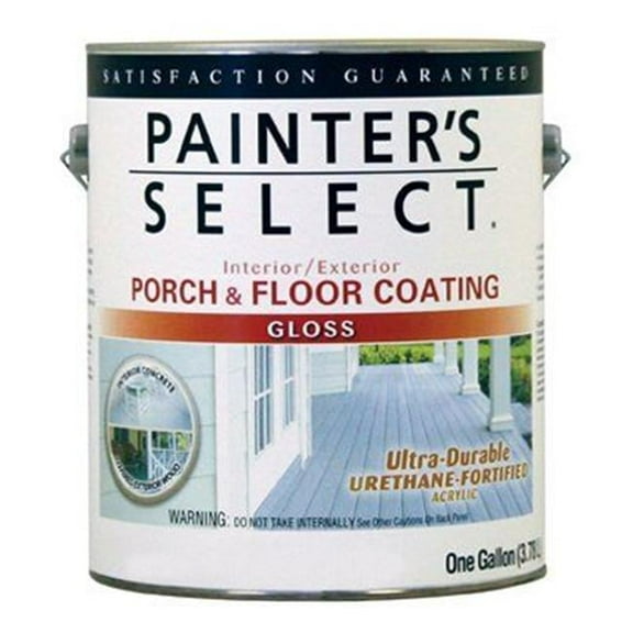 True Value 106671 1 gal Exterior Semi-Gloss Porch & Floor Coating, Urethane Fortified - Gray
