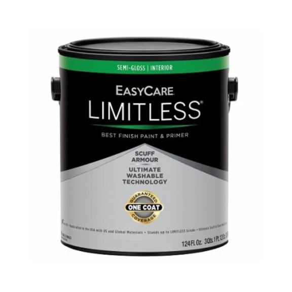 True Value 107200 1 gal EasyCare Limitless Interior Semi-Gloss Paint & Primer  Pastel Base
