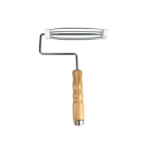 True Value 133646 9 in. SL 5-Wire Paint Roller Frame with Wood Handle