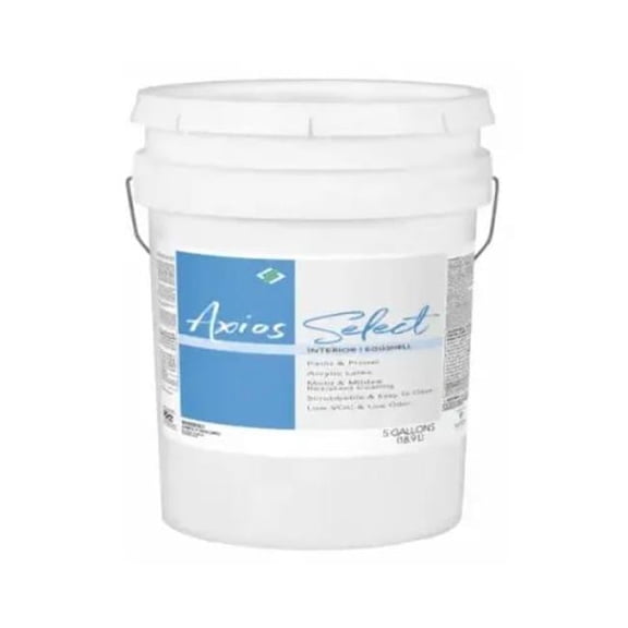 True Value 140825 5 gal Axios Select Latex Interior Paint - Eggshell & Pure White Pastel Base