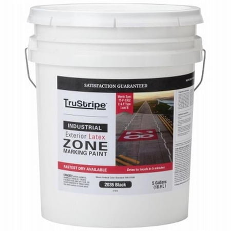 True Value 273585 5 gal Wb Zone Marking Paint, Black