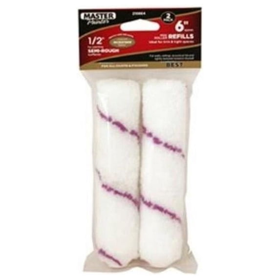 True Value Applicators 129397 6.5 in. Microfiber Paint Roller Cover case, Pack of 6