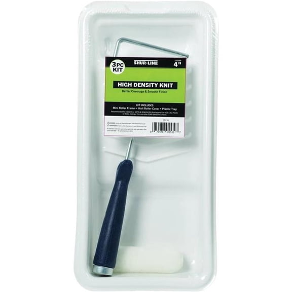 True Value Applicators 155380 4 x 0.37 in. Shur-Line Trim Knit Paint Tray Set - 3 Piece