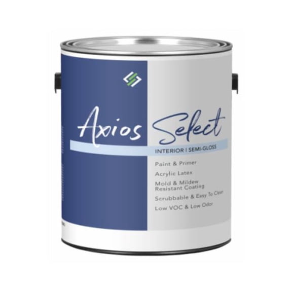 True Value 140885 Axios Select Gallon Latex Semi-Gloss Finish, Tint Base