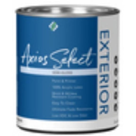 True Value 140792 Axios Select Quart 100 Percent Acrylic Semi Gloss House Paint, Pure White Pastel Base