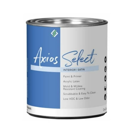 True Value 140846 Axios Select Quart Latex Satin Finish, Deep Base