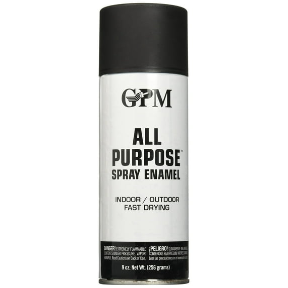 True Value Black AGP4-AER Flat Purpose Aerosol Interior/Exterior Spray Paint 9 Ounce