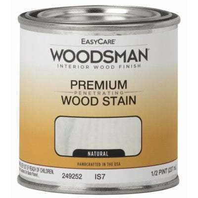 True Value Manufacturing 249252 0.5 Pint Woodsman Oil Base Interior Stain, Natural