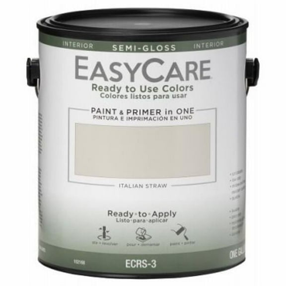 True Value Manufacturing 102168 1 gal Colors Interior Semi-Gloss Acrylic Latex Paint, Italian Straw
