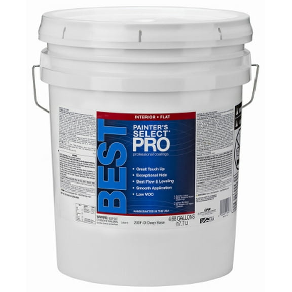 True Value Manufacturing 240413 5 gal 200F Deep Base Flat Wall Paint