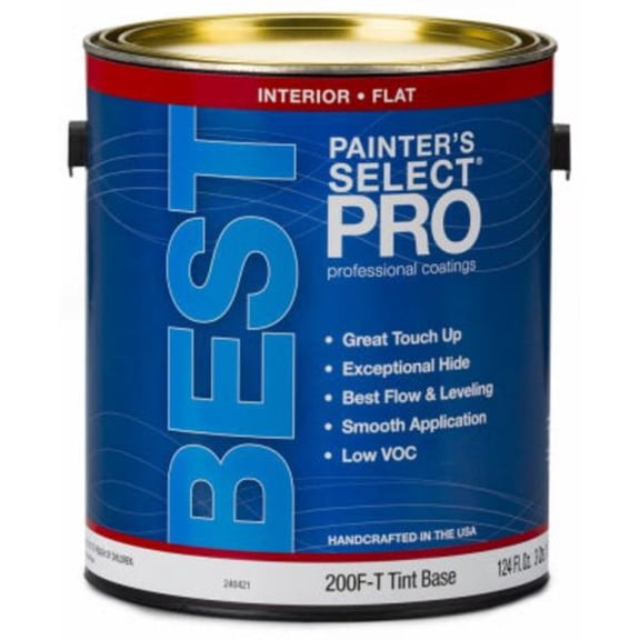 True Value Manufacturing 240421 1 gal 200F Tint Base Flat Wall Paint