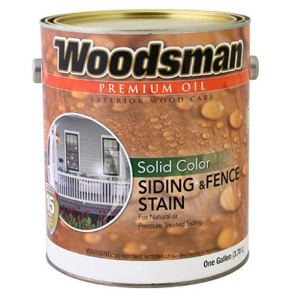 True Value Manufacturing 591224 1 gal Woodsman Neutral Base Solid Color Oil House & Trim Stain