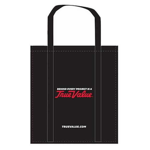 True Value Re-Use Shop Bag Black