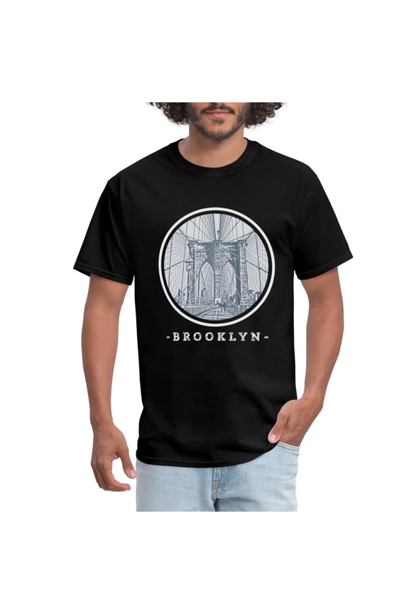 Brooklyn Bridge Retro Vintage Men'S T-Shirt