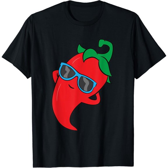 True Vibe Cute Chili Fruit Relaxing Spicy Food Lazy Chili T-Shirt