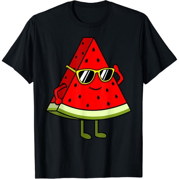 True Vibe Cute Watermelon For Men Women Girls Summer Watermelon T-Shirt
