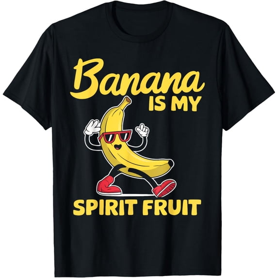True Vibe Funny Banana'S My Spirit Fruit Lover Present Quote Love T-Shirt BLACK Unisex S-5XL Hot Trending Shirt, Vintage Birthday Gift