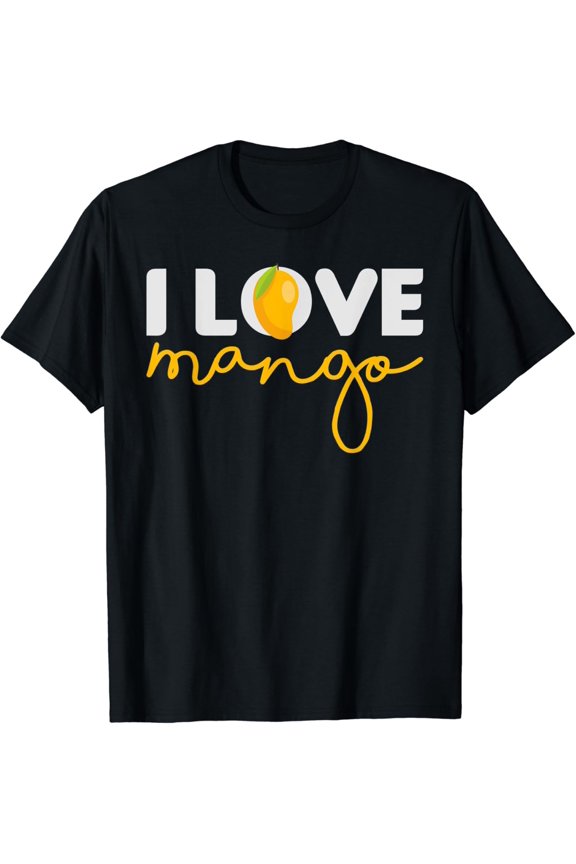 Funny I Love Mango Summer Fruit Vibes Mango Sun Love T-Shirt