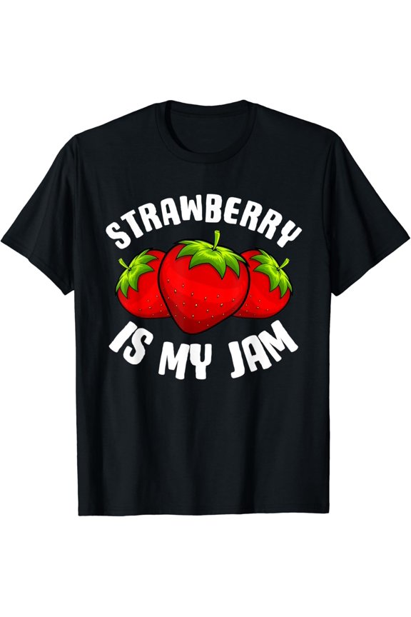 Funny Strawberry Design For Men Women Strawberries Humor T-Shirt