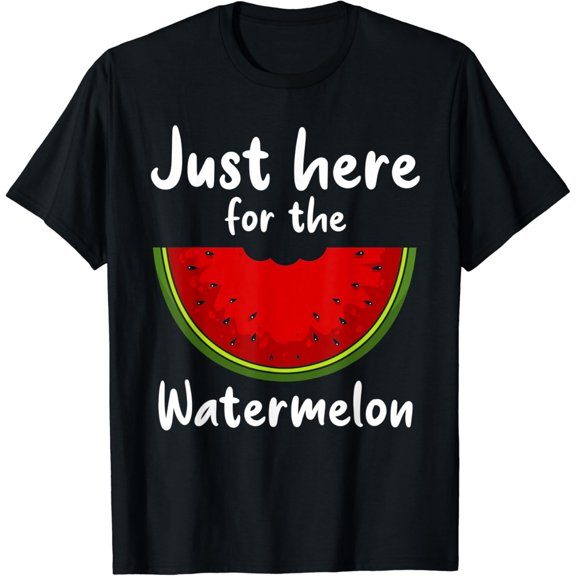 True Vibe Funny Watermelon Design For Men Women Watermelon Wedge Fruit T-Shirt