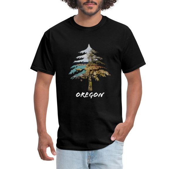 True Vibe Oregon Coast Tree Men's T-Shirt