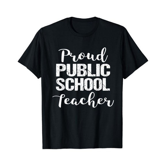 True Vibe Proud Public School Teacher Education Tshirt, Unisex T-Shirt