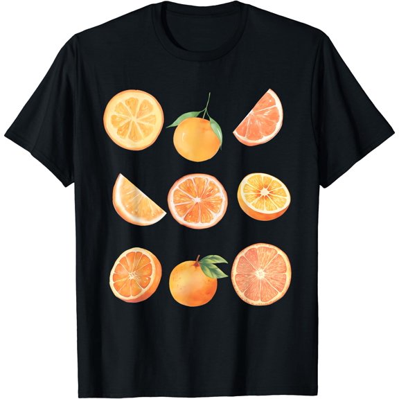 True Vibe Vintage Graphic Fruit Orange Aesthetic Boho Juicy Men Women T-Shirt