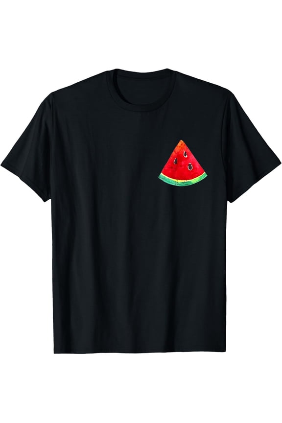 True Vibe Watermelon Slice Fruit Group Costume Funny T-Shirt, Birthday Gift